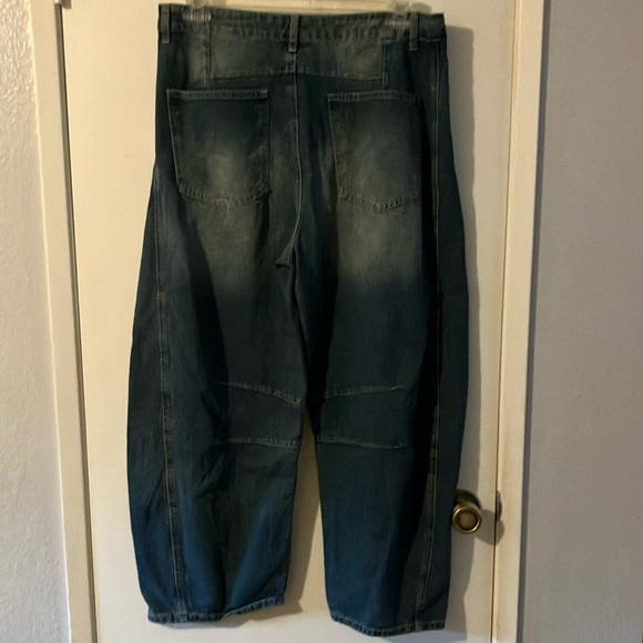 Barrel Blue Denim Jeans - Picture 2 of 4